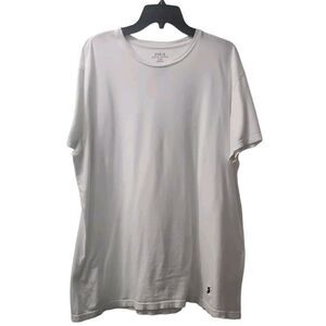 Polo Ralph Lauren White Tee‎ Mems Large Classic Fit